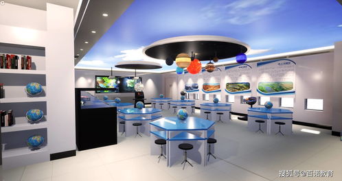 数字化地理教室环境设计 知识窗帘与挂图灯箱的应用与专业服务